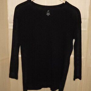 J. Jill Petite Supima Cotton V Neck Small